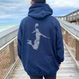 Basketball Girl Dunk Words Player Girls Kid N Youth Women Oversized Hoodie Back Print Forest