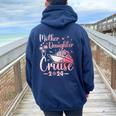 Mother Daughter Cruise 2024 Family Vacation Trip Matching Women Oversized Hoodie Back Print Forest