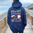 School Nurse On Duty You're Not Going To Home Get Back Class Women Oversized Hoodie Back Print Navy Blue