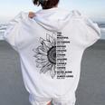 You Are Beautiful Victorious Enough Created Strong Christian Women Oversized Hoodie Back Print White