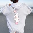 Be My Boo Valentine Valentines Day Costume Women Oversized Hoodie Back Print White