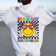 Field Day 2024 Second Grade Fun Day Sunglasses Field Trip Women Oversized Hoodie Back Print White