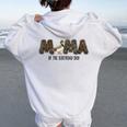 Mama Of The Birthday Boy One Lucky Duck 1St Birthday Party Women Oversized Hoodie Back Print White