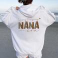 In My Praying Nana Era Women Oversized Hoodie Back Print White