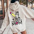 247365 Mom Cute Mum Mama Mom Mommy Women Women Oversized Hoodie Back Print Sand