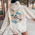 88 Years Loved Mom Grandma 88 Years Old 88Th Birthday Women Oversized Hoodie Back Print Sand