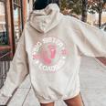 Big Sister 2022 Loading First Sibling Becoming Big Sister Women Oversized Hoodie Back Print Sand