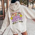 It Burns When I Pee Sarcastic Ironic Y2k Inappropriate Women Oversized Hoodie Back Print Sand