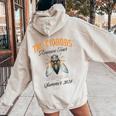 Cicada 2024 Comeback Tour Reunion Of Cicadas Women Women Oversized Hoodie Back Print Sand