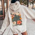 Easter Christian He Is Not Here He Has Risen Just As He Said Women Oversized Hoodie Back Print Sand