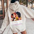 Feminist National History Month 2024 We Rise Together Women Oversized Hoodie Back Print Sand