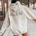 Hose Bee Lion Meme For & Women Women Oversized Hoodie Back Print Sand