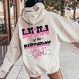 Mom And Dad Birthday Girl Mouse Family Matching Women Oversized Hoodie Back Print Sand