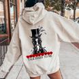 Talk Derby To Me Derby Day Horse Racing Lover On Derby Day Women Oversized Hoodie Back Print Sand