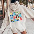 Toy Story Mama Boy Mom Mother's Day For Womens Women Oversized Hoodie Back Print Sand