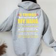 5 Things You Should Know About My Turtle Mom Grandma Women Oversized Hoodie Back Print Sport Grey