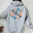 88 Years Loved Mom Grandma 88 Years Old 88Th Birthday Women Oversized Hoodie Back Print Sport Grey