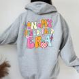 In My Field Trip Era Retro Groovy Teacher Field Day 2024 Women Oversized Hoodie Back Print Sport Grey