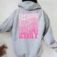 I Go Meow Singing Cat Meme Cats Lovers Women Women Oversized Hoodie Back Print Sport Grey