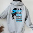 Gemini Girl May Birthday June Gemini Zodiac Sign Horoscope Women Oversized Hoodie Back Print Sport Grey