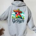 Hola Gringos Cinco De Mayo Mexican Party For And Women Women Oversized Hoodie Back Print Sport Grey
