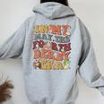 In My May The Fourth Derby Horse Racing 2024 Women Oversized Hoodie Back Print Sport Grey