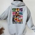 Vintage 90’S Mom Vibes Mom Life Mother's Day Women Oversized Hoodie Back Print Sport Grey