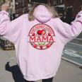 Mother’S Day Strawberry Mom Motherhood One Berry Good Mama Women Oversized Hoodie Back Print Light Pink