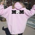 Soccer Mom California Travel Team Women Oversized Hoodie Back Print Light Pink
