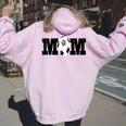 Soccer Mom New Hampshire Travel Team Women Oversized Hoodie Back Print Light Pink