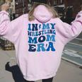 In My Wrestling Mom Era Women Oversized Hoodie Back Print Light Pink
