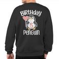 5Th Birthday Penguin 5 Year Old Birthday Sweatshirt Back Print