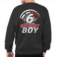 6 Year Old Race Car 6Th Birthday Boy Party Racing Pit Crew Sweatshirt Back Print