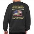 American Drag Racing Usa Flag Muscle Car Dragster Sweatshirt Back Print