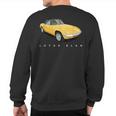 British Classic Super Cars Lotus Elan Sweatshirt Back Print