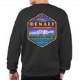 Denali National Park Alaska National Park Sweatshirt Back Print