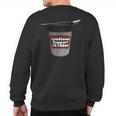 Emotional Support Ice Cream Sweatshirt Back Print