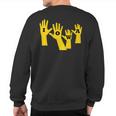 Iowa Football Iowa Waves Sweatshirt Back Print