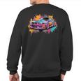 Jdm Car Tuning Japanese Domestic Market Automotiv Drifting Sweatshirt Back Print