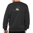 Laser Dinghy Sailing Opti Sail Boat Mast Sailor Sweatshirt Back Print