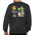 Merry Christmas Florida StyleSanta Summer Beach Sweatshirt Back Print