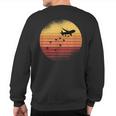 Paratrooper Vintage Army Parachute Sweatshirt Back Print