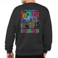 Ready To Crush Kindergarten Monster Truck Back To School Boy Sweatshirt Back Print