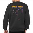 Retro Video Game Old School Game 80S Vintage Gaming Gamer Sweatshirt Back Print