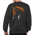 Shadow Face Fox Beautiful Animal Wild Sweatshirt Back Print