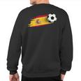 Spain Flag Jersey Spanish Soccer Team Spanish Sweatshirt Back Print