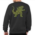 T-Rex Monster Kaiju Robot City Giant Dinosaur Sweatshirt Back Print