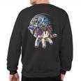 Tarantula Motif Coloful Spider Arachnid Tarantulas Sweatshirt Back Print