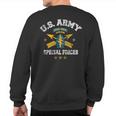 Us Special Forces Group Airborne Veteran Sfg 4Th Of July Men Sweatshirt Back Print
