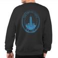 Vintage Look Empire State Building Sweatshirt Back Print